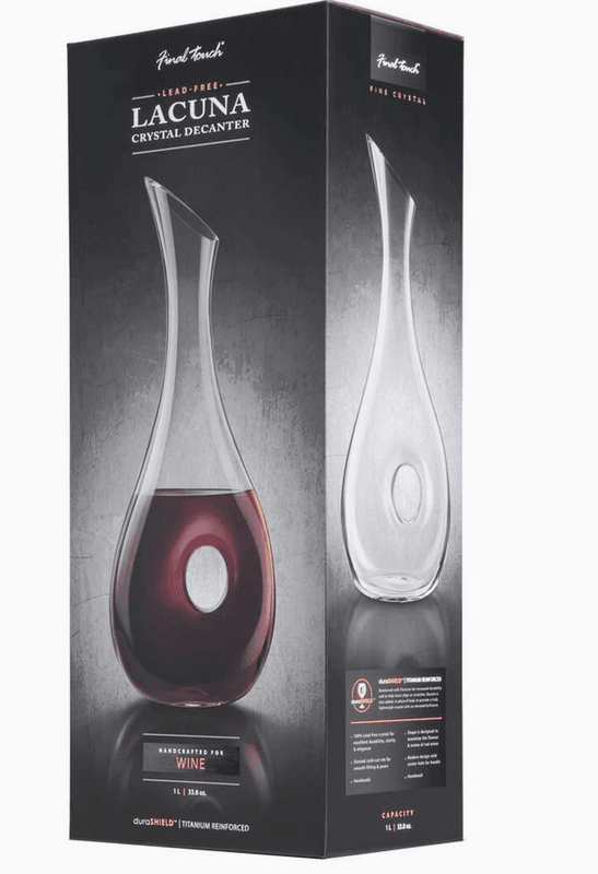 Final Touch Lacuna vinkaraffel i krystall 1 liter